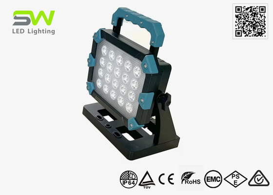 Hoog vermogen 60W LED Handwerk licht statief gemonteerd 18V Power Tool batterij