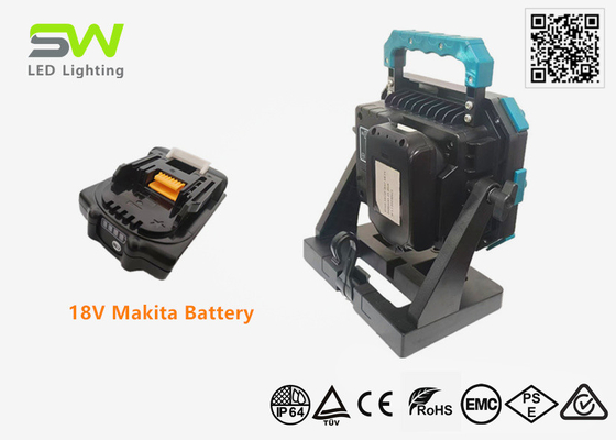 Hoog vermogen 60W LED Handwerk licht statief gemonteerd 18V Power Tool batterij