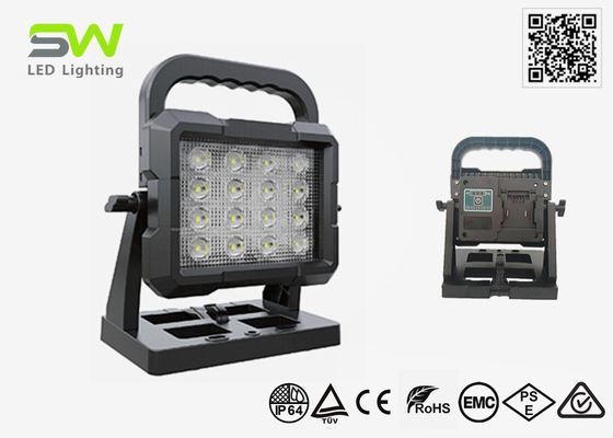 Draagbare 18V Bosch Ryobi Dewalt Batterij bediende werklamp 50W 5000 lumen