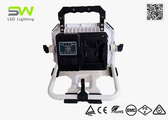100W 10000 Lumens 18V Power Tool Batterij aangedreven werk licht met metalen stand