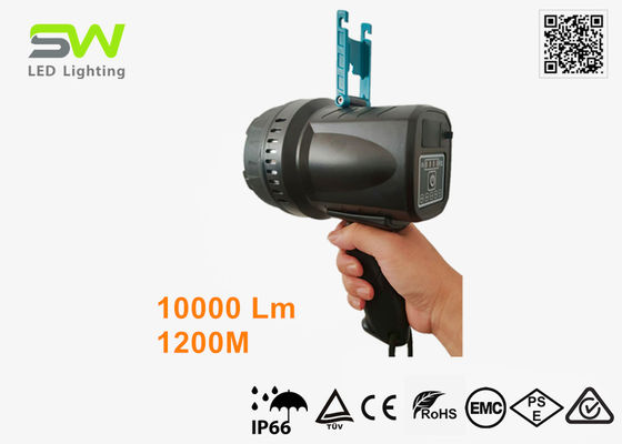 10000 Lumens Powerful Rechargeable LED Spotlight Adjustable Stand Tripod Mounted